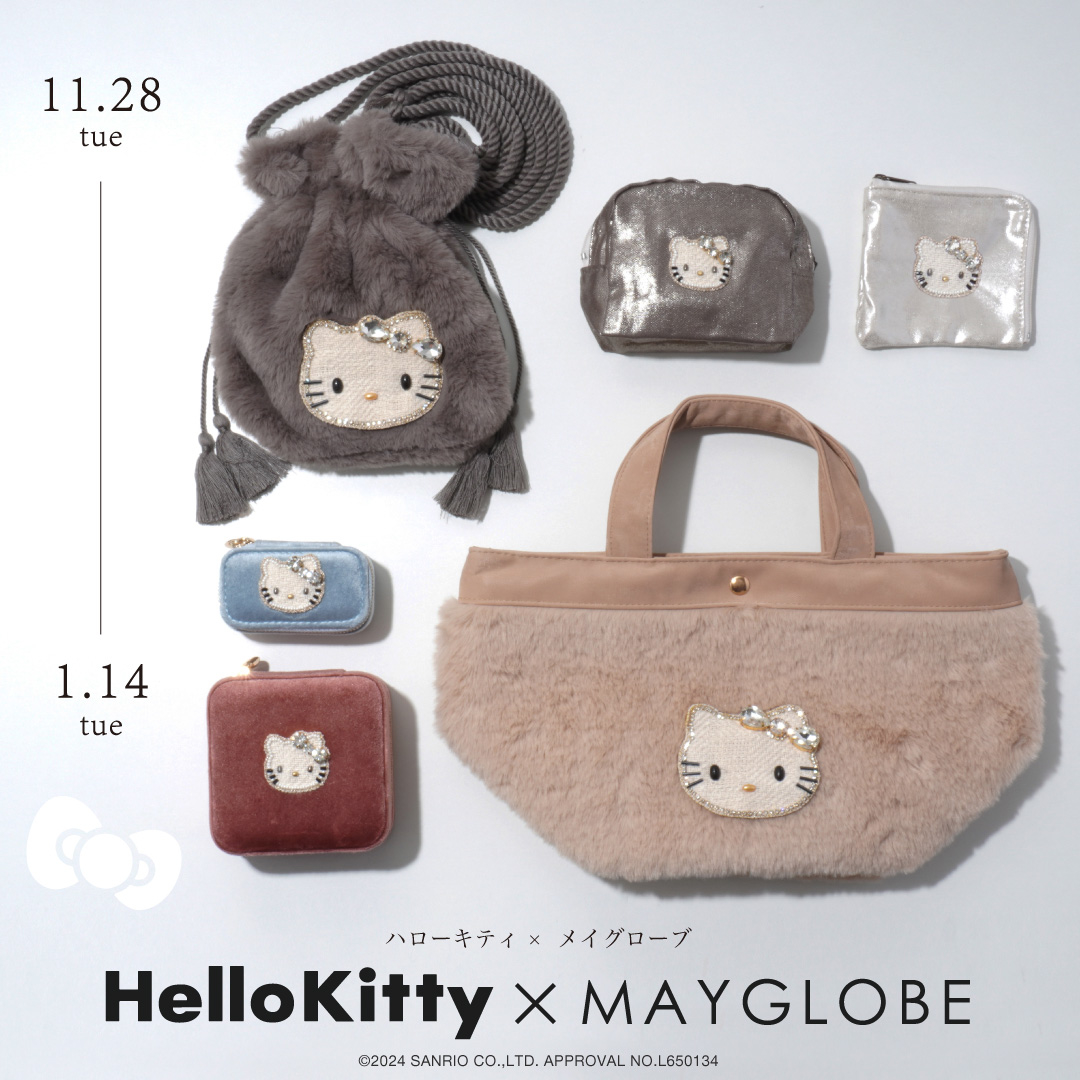 【博多店】HelloKitty×MAYGLOBE 繊細なハンドワークでつくられた、キュートなハローキティ